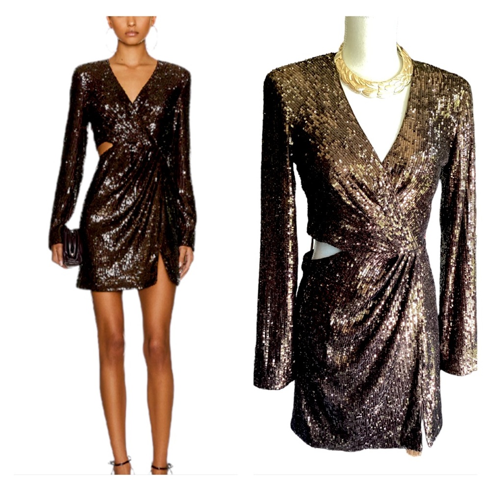 NWT Johnathan Simkhai Conrad Sequin Blazer Mini Dress